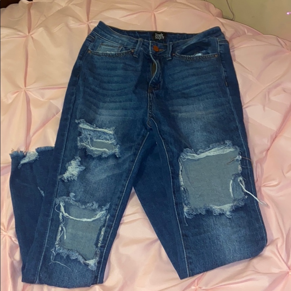 Dark wash jeans